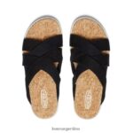 negro/abedul calzado KEEN tobogán mixto elle T0822B430 mujer - Imagen 4