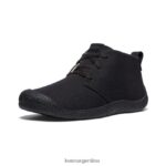 negro calzado KEEN chukka de lona mosey T0822B33 hombres - Imagen 3