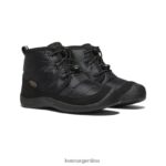 negro calzado KEEN chukka impermeable howser ii T0822B935 niños grandes - Imagen 2