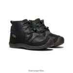 negro calzado KEEN chukka impermeable howser ii T0822B995 pequeños niños - Imagen 2