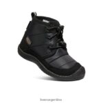 negro calzado KEEN chukka impermeable howser ii T0822B995 pequeños niños - Imagen 3