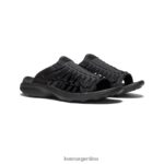 negro calzado KEEN diapositiva uneek snk T0822B357 hombres - Imagen 2