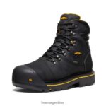 negro calzado KEEN milwaukee impermeable (puntera de acero) T0822B363 hombres - Imagen 3