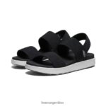 negro calzado KEEN sandalia elle con tira trasera T0822B415 mujer - Imagen 2