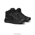 negro calzado KEEN targhee exp impermeable medio T0822B68 hombres - Imagen 2