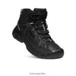 negro calzado KEEN targhee exp impermeable medio T0822B68 hombres - Imagen 3