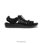 negro calzado KEEN uneek ii punta abierta T0822B18 hombres