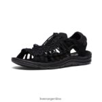 negro calzado KEEN uneek ii punta abierta T0822B448 mujer - Imagen 3