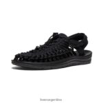 negro calzado KEEN uneek T0822B508 mujer - Imagen 3
