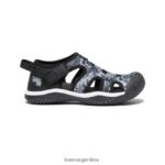 negro/camuflaje calzado KEEN sandalia raya T0822B864 pequeños niños
