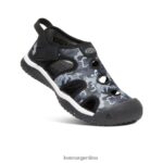 negro/camuflaje calzado KEEN sandalia raya T0822B864 pequeños niños - Imagen 3