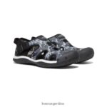 negro/camuflaje calzado KEEN sandalia raya T0822B918 niños grandes - Imagen 2