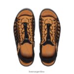 negro/curry calzado KEEN uneek ii punta abierta T0822B19 hombres - Imagen 4
