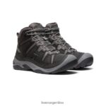 negro/gris acero calzado KEEN bota impermeable circadia T0822B70 hombres - Imagen 2