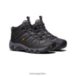 negro/gris acero calzado KEEN bota impermeable koven T0822B320 hombres - Imagen 2