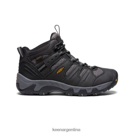 negro/gris acero calzado KEEN bota impermeable koven T0822B320 hombres