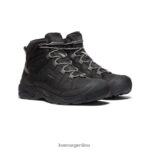 negro/gris acero calzado KEEN circadia polar medio T0822B369 hombres - Imagen 2
