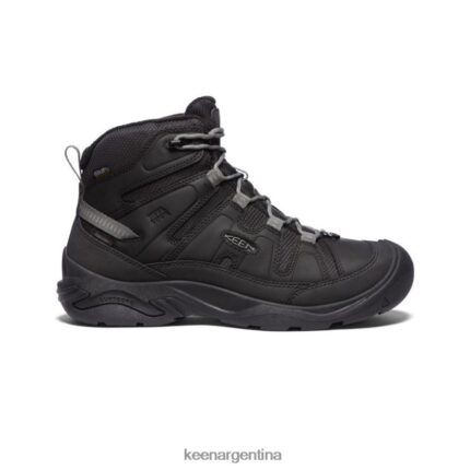 negro/gris acero calzado KEEN circadia polar medio T0822B369 hombres