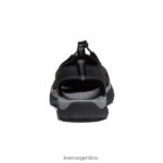 negro/gris acero calzado KEEN cuero newport T0822B133 hombres - Imagen 5