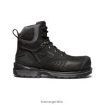 negro/gris acero calzado KEEN filadelfia 6" T0822B362 hombres