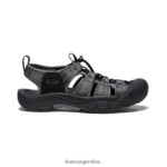negro/gris acero calzado KEEN newport h2 T0822B41 hombres