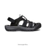 negro/gris acero calzado KEEN sandalia rapids h2 T0822B219 hombres