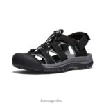 negro/gris acero calzado KEEN sandalia rapids h2 T0822B219 hombres - Imagen 3