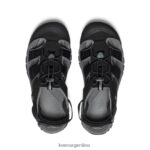 negro/gris acero calzado KEEN sandalia rapids h2 T0822B219 hombres - Imagen 4