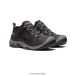 negro/gris acero calzado KEEN zapato impermeable circadia T0822B103 hombres - Imagen 2