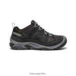 negro/gris acero calzado KEEN zapato impermeable circadia T0822B103 hombres