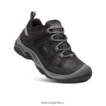 negro/gris acero calzado KEEN zapato impermeable circadia T0822B103 hombres - Imagen 3