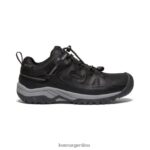 negro/gris acero calzado KEEN zapato impermeable targhee T0822B842 niños grandes