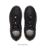 negro/gris acero calzado KEEN zapato impermeable targhee T0822B842 niños grandes - Imagen 4