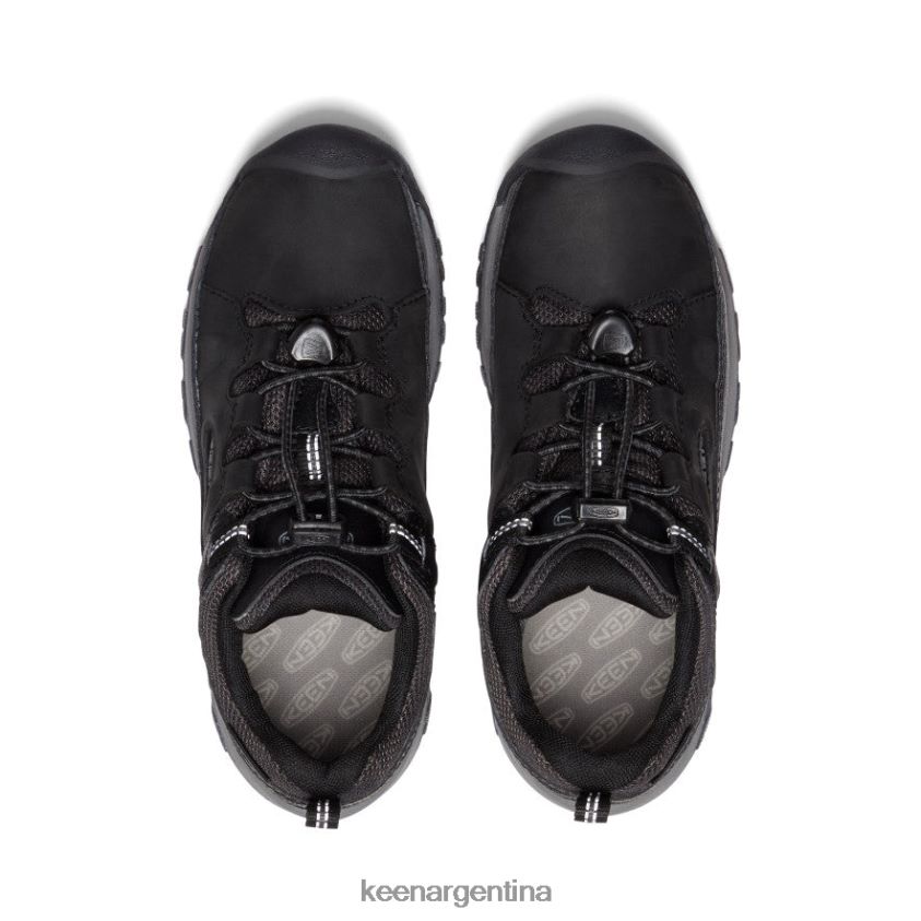 negro/gris acero calzado KEEN zapato impermeable targhee T0822B842 niños grandes - Imagen 4