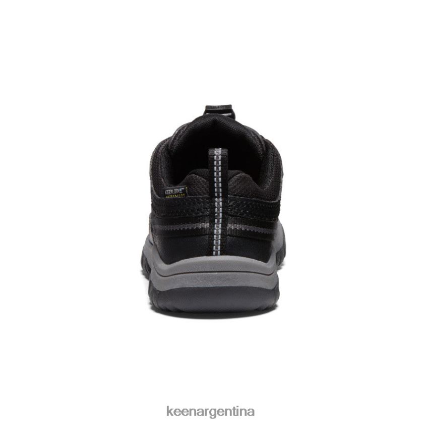negro/gris acero calzado KEEN zapato impermeable targhee T0822B842 niños grandes - Imagen 5