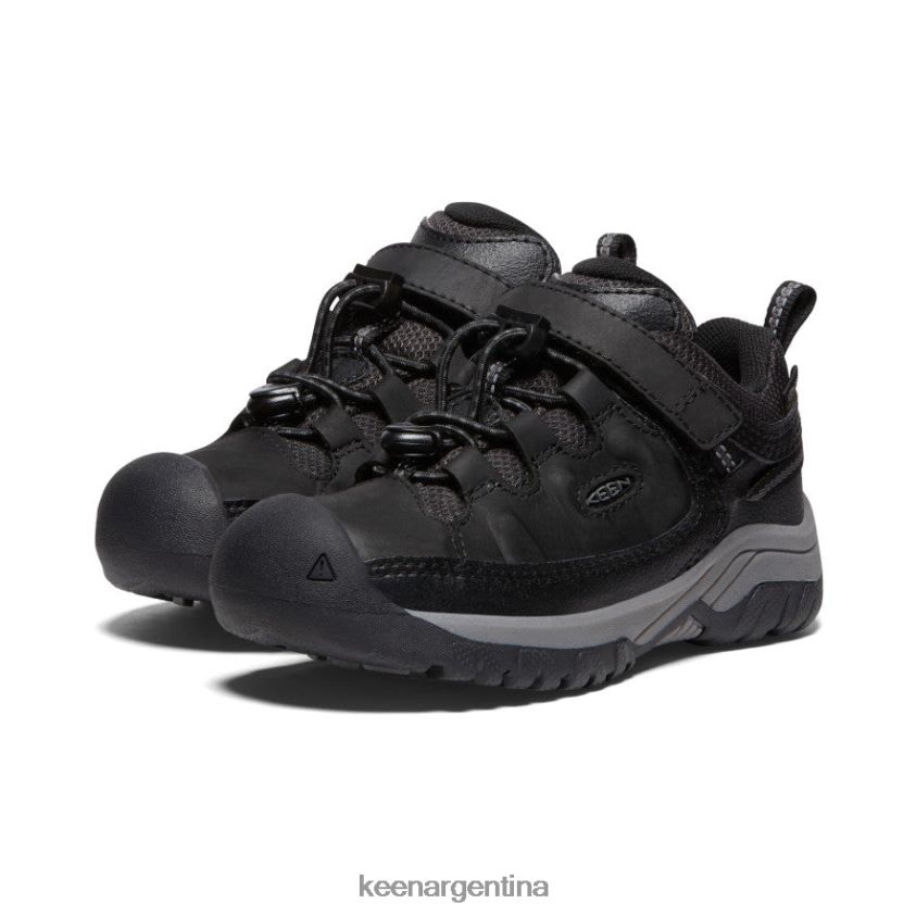 negro/gris acero calzado KEEN zapato impermeable targhee T0822B912 pequeños niños - Imagen 2