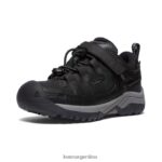 negro/gris acero calzado KEEN zapato impermeable targhee T0822B912 pequeños niños - Imagen 3