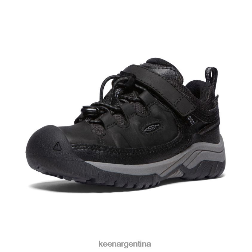 negro/gris acero calzado KEEN zapato impermeable targhee T0822B912 pequeños niños - Imagen 3