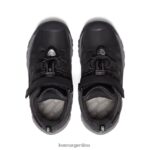 negro/gris acero calzado KEEN zapato impermeable targhee T0822B912 pequeños niños - Imagen 4