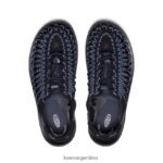 negro/índigo calzado KEEN uneek T0822B117 hombres - Imagen 4