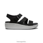 negro/lluvia calzado KEEN correa de elección T0822B445 mujer
