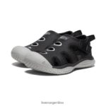 negro/lluvia calzado KEEN sandalia raya T0822B863 pequeños niños - Imagen 2