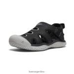 negro/lluvia calzado KEEN sandalia raya T0822B915 niños grandes - Imagen 3