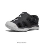 negro/lluvia calzado KEEN sandalia raya T0822B944 niños pequeños - Imagen 3