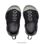 negro/lluvia calzado KEEN sandalia raya T0822B944 niños pequeños - Imagen 4