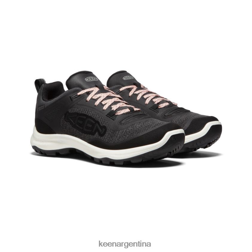 negro/melocotón calzado KEEN zapato impermeable terradora flex T0822B602 mujer - Imagen 2