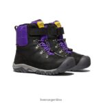 negro/morado calzado KEEN bota impermeable greta T0822B1014 niños grandes - Imagen 2