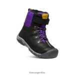 negro/morado calzado KEEN bota impermeable greta T0822B1014 niños grandes - Imagen 3