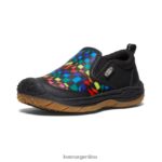 negro/multicolor calzado KEEN perro de velocidad sin cordones T0822B714 pequeños niños - Imagen 3