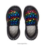 negro/multicolor calzado KEEN perro de velocidad sin cordones T0822B714 pequeños niños - Imagen 4